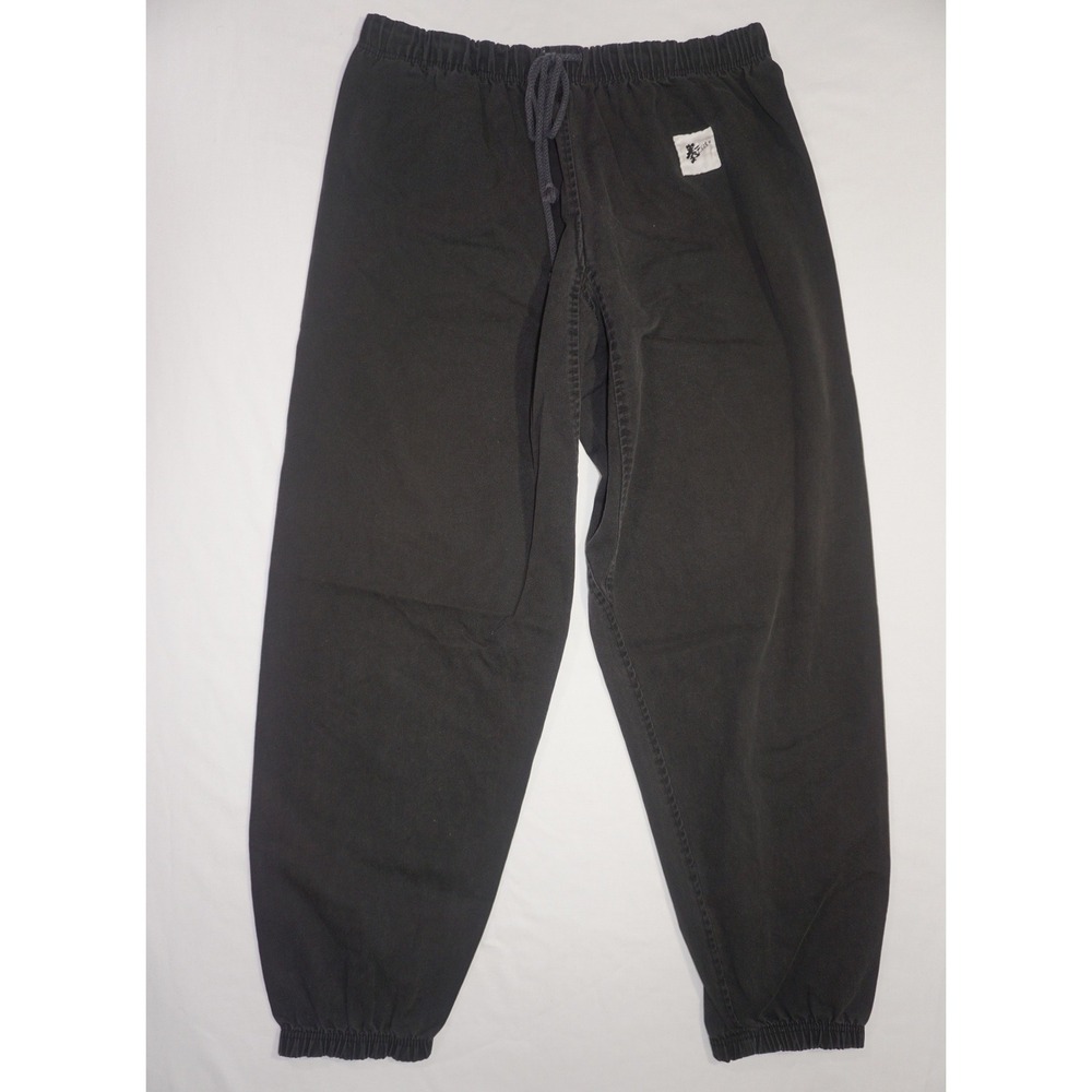 Iron Fist Size Medium Black Cotton Jogger Pants Made In USA